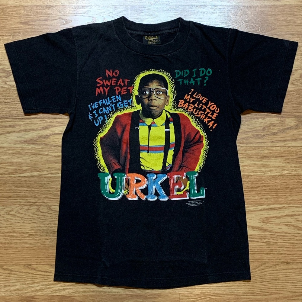 Vintage URKEL T-Shirt Youth Large Rare 1990’s TV